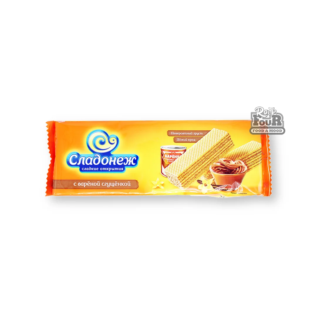 Вафли «Сладонеж» с вареной сгущенкой 270г